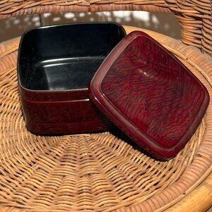Elegant Black and Brown Decorative Box